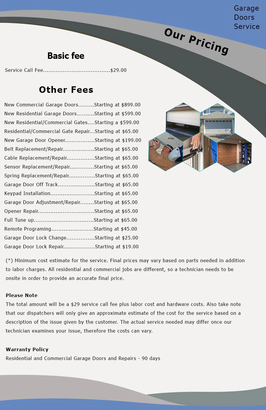 Phoenix Security Garage Door Service Phoenix, AZ 602-734-9557